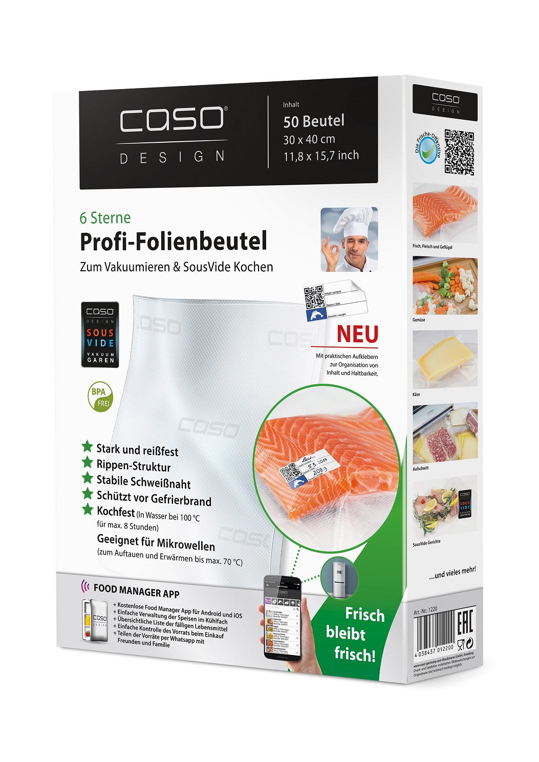 Caso Folieposer 30x40cm, 50Stk - 150 my